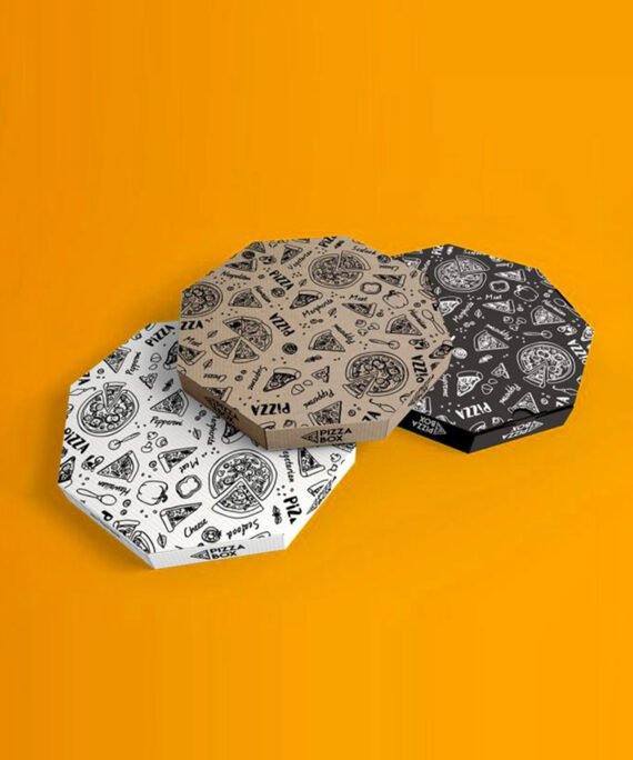 Boite pizza Octogonale